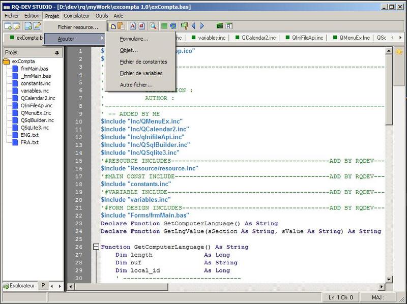 RQDEV Studio Screenshot